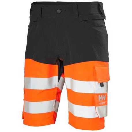HELLY HANSEN highvis shortsit Alna 4X CNCT fl. oranssi/t.harmaa